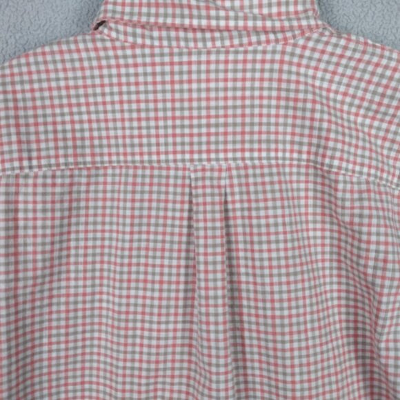 Johnnie O Hangin Out Long Sleeve Men's XXL Red & White Button Down JMWL3200 - Picture 8 of 16